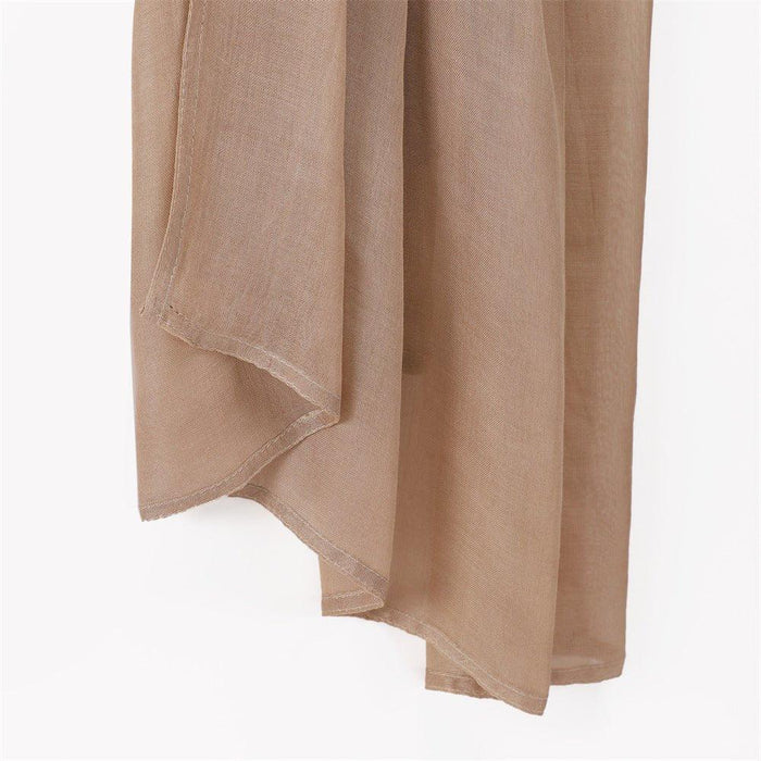 MH054 Rayon Solid Color Wide Brim Hijab