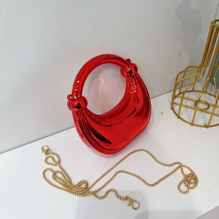 Mini Acrylic Crescent Bag Versatile Stylish Clutch Bag (MAC336)