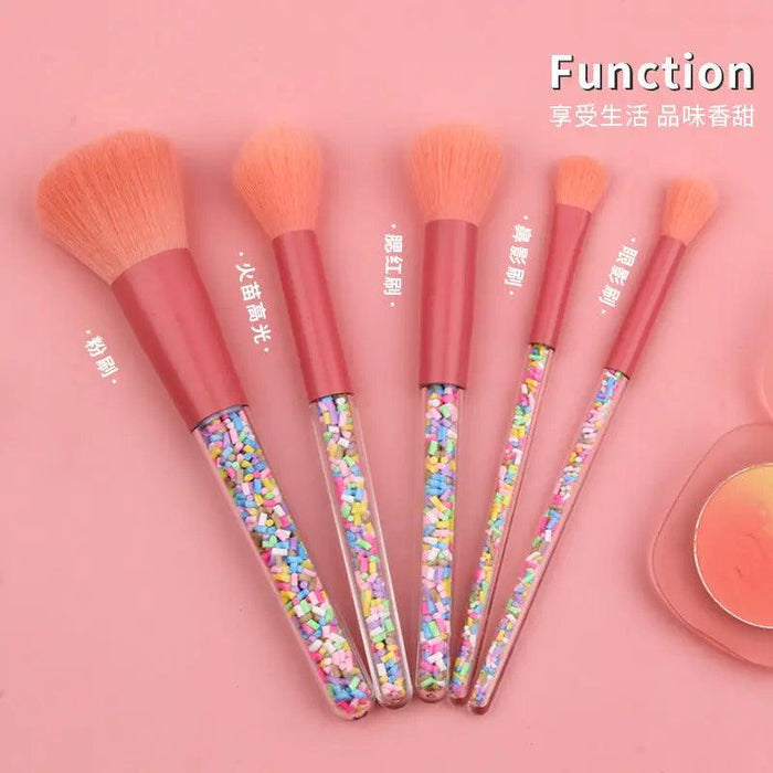 MMU026 makeup brushes set in candy color