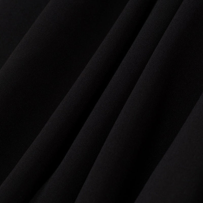 Modest Cardigan Black Robe Beaded Cuff Abaya with Layered Sleeves Elegant Design(MOA136)
