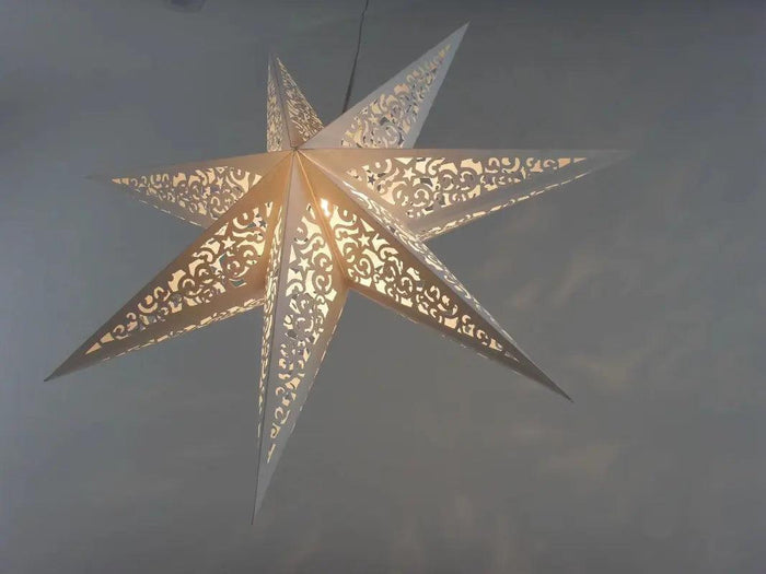 MR035 Hollow Star Hanging, Eid Mubarak Christmas Ramadan Decoration
