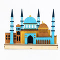 MR059 Wooden LED MASJID Shape Atmosphere Light