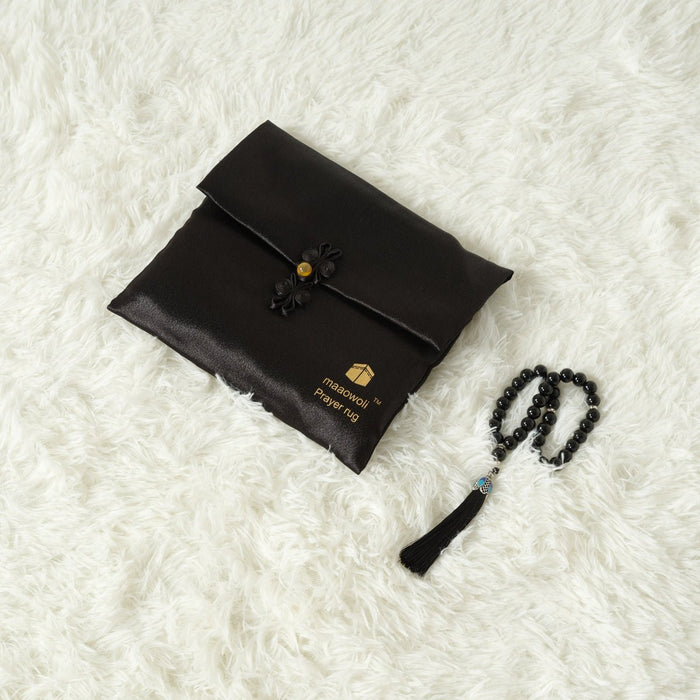 MR065 Eco-Friendly New Luxury Prayer Mat and Tasbeeh Set