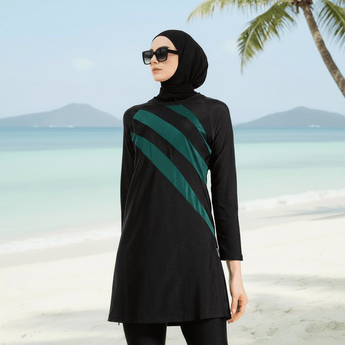 Muslim Women Swimwear, 3pcs Burkini Modest Swimsuit(MB004 )