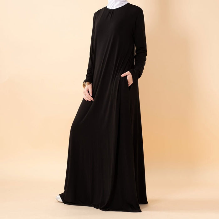 Black / S / Round Neck