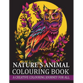 Nature's Animal Colouring Book: A Creative Colouring Journey for All - Paperback