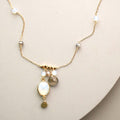 Opalite Bezel Necklace