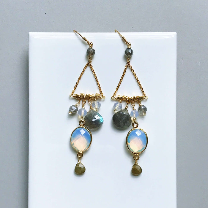 Opalite Chandie Earrings