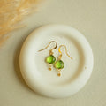 Peridot Ballet Drop Earrings