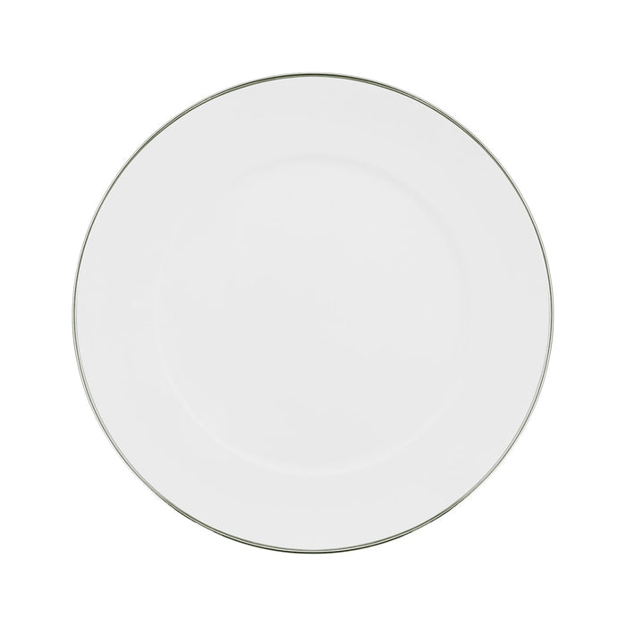Platinum Rimmed Charger Plate