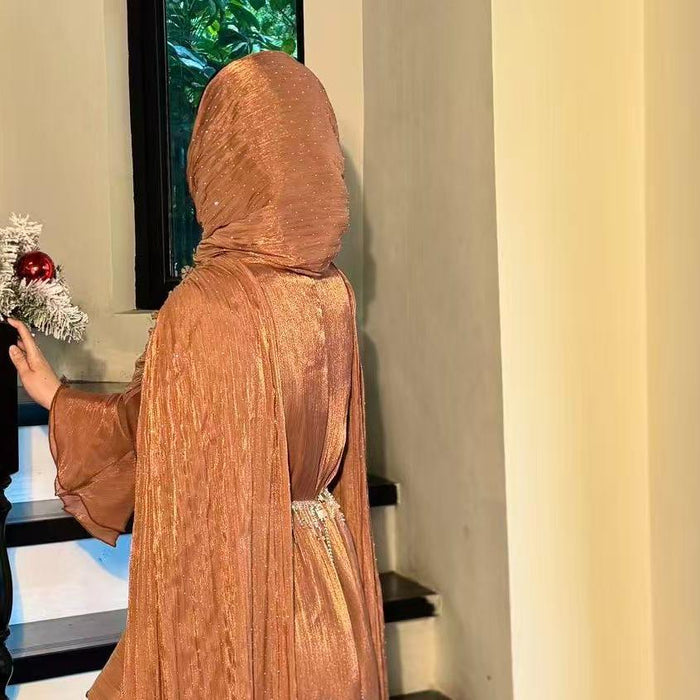 Brown hijab / one size fits all