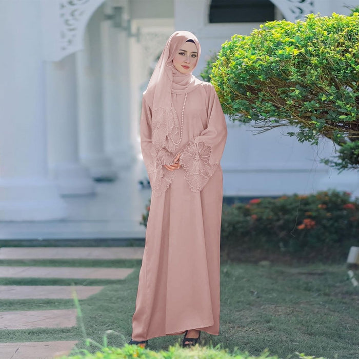 Prayer Abaya with Matching Hijab (MA396)