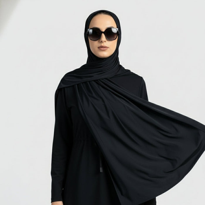 Premium Cooling Non-Slip Hijab |  Breathable Sports Hijab (MH196)