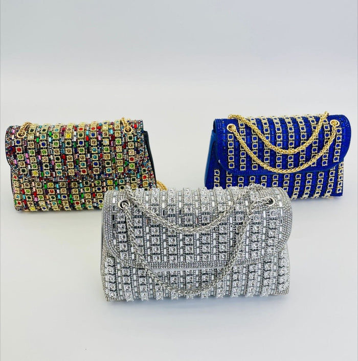 Premium Crystal Rhinestone Evening Clutch Bag (MAC427)