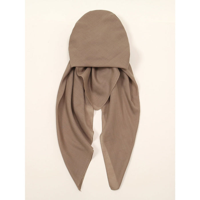 Premium Elastic Turban Caps Triangle Headwrap with Two-Tail Pullover Design (MH118)
