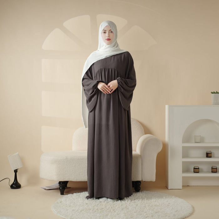Reversible Abaya Made With Crepe Fabric (MA035)