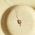 Rhodolite Garnet Silver Isla Necklace