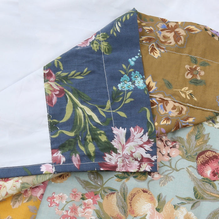 Ryleigh Floral Patchwork Country Garden Fall Flowers Paisley Window Curtain Panel/Drapes