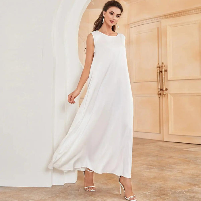 Satin Sleeveless Inner Dress (MA037)