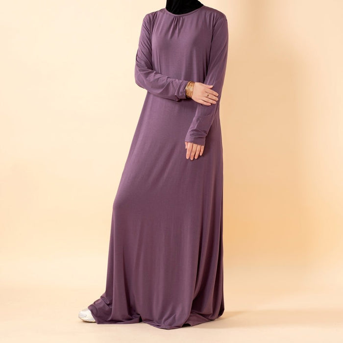 Serenity Veil Set | Premium Lenzing™ Modal Khimar & Dress Two-Piece Set (MK026)
