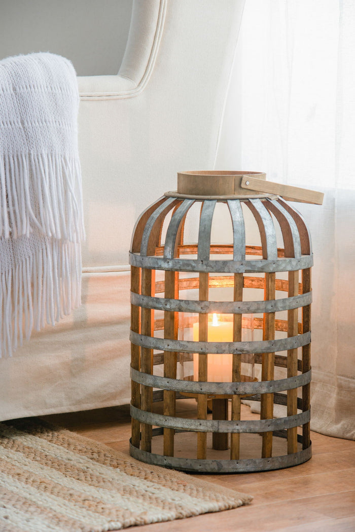 Shanghai Candle Lantern With Handle – Indoor & Outdoor, Home Garden & Wedding Decor
