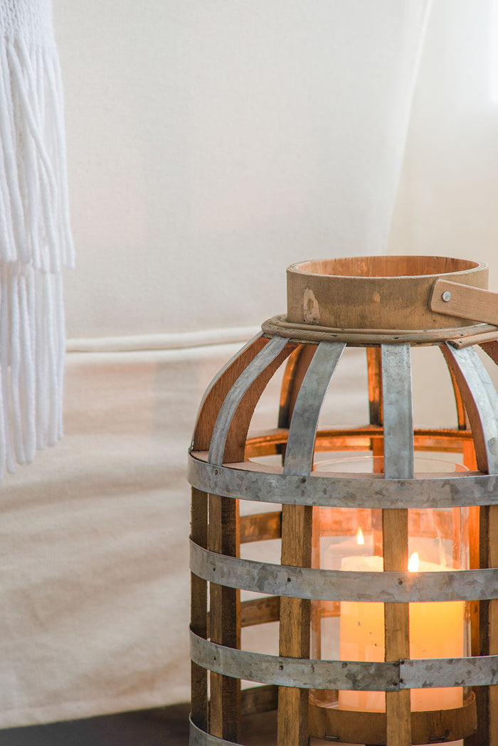 Shanghai Candle Lantern With Handle – Indoor & Outdoor, Home Garden & Wedding Decor