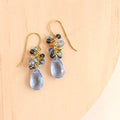 Sky Blue Quartz Bala Earrings