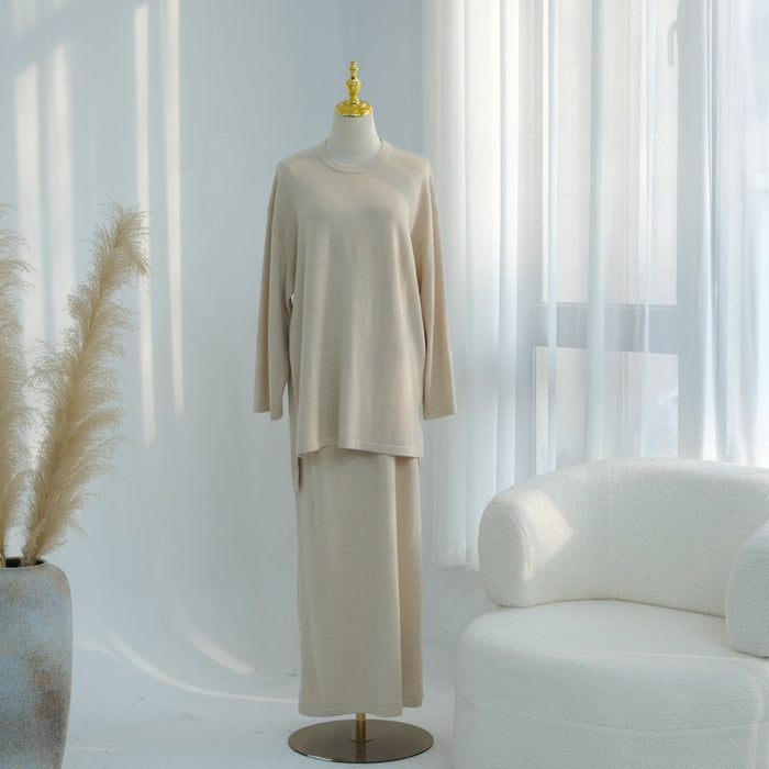 Soft Knit Three-Piece Set(MOA284)
