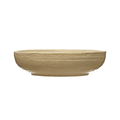 Stoneware Bowl with Reactive Glaze, Speckled Cream Color