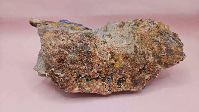 Striking Malachite Azurite Rough Specimen - 1180g | Deep Blue & Vivid Green Copper Mineral