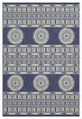 Sunshine - 5'3" X 7'3" Indoor, Outdoor Area Polypropylene Rug - Blue