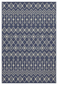 Sunshine - 5'3" X 7'3" Indoor & Outdoor Area Rug Polypropylene - Blue
