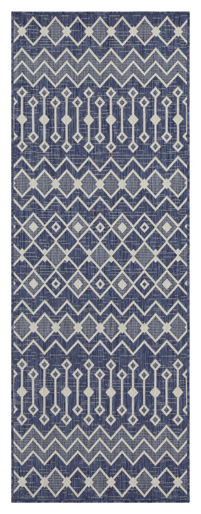 Sunshine - 5'3" X 7'3" Indoor & Outdoor Area Rug Polypropylene - Blue
