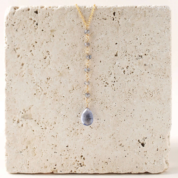 Tanzanite Quartz Yoga Pendant