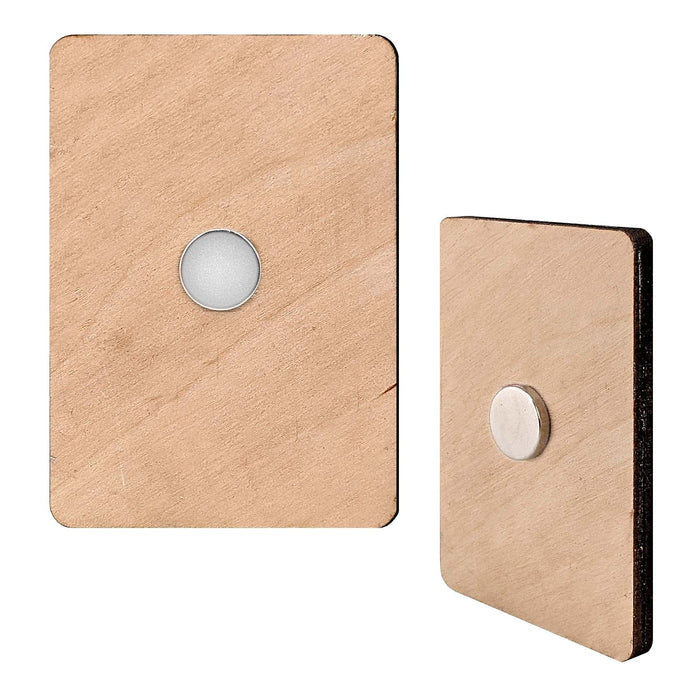 Teapots Decorative Eco Wood Magnets Set of 6 by G. Debrekht - Love Family Decor - 8090072G-S6