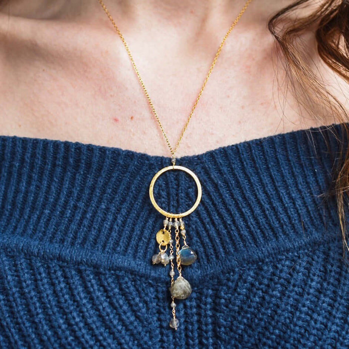 The Ammil Necklace - Labradorite