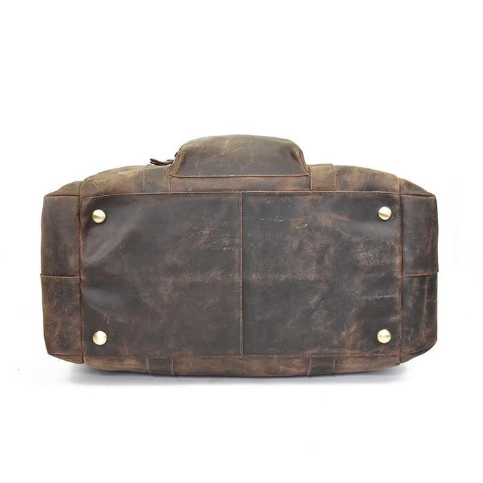 The Colden Duffle Bag | Large Capacity Leather Weekender by Steel Horse Leather
