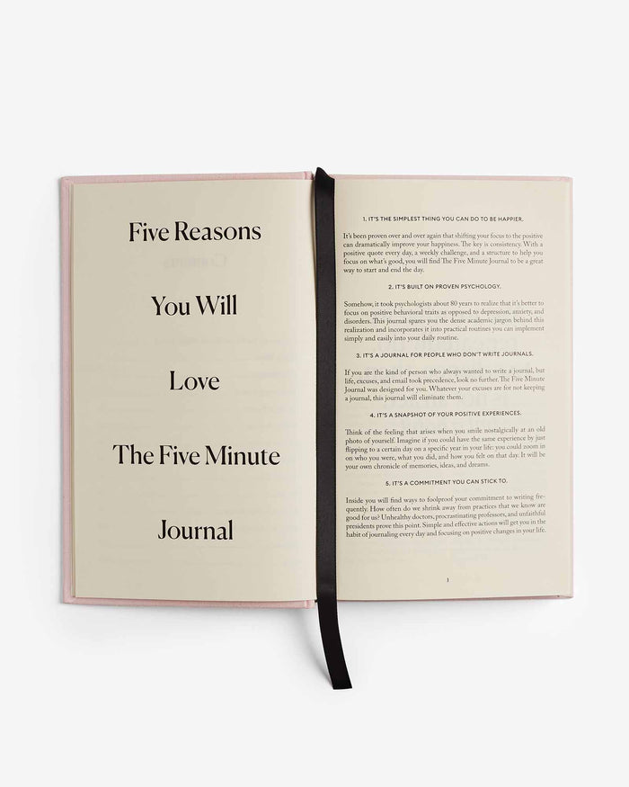 The Five Minute Journal - Blush Pink