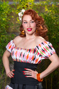 The HarleQUEEN Peasant Top
