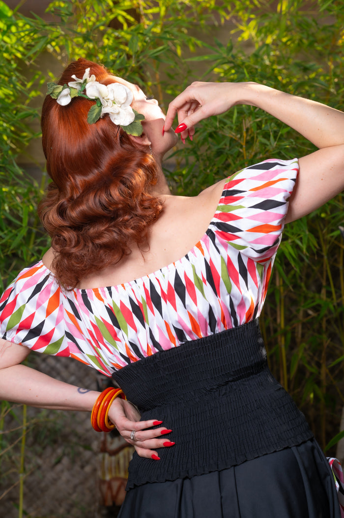 The HarleQUEEN Peasant Top