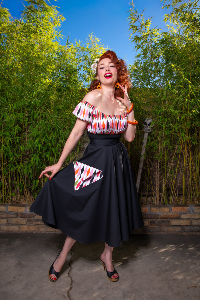 The HarleQUEEN Peasant Top