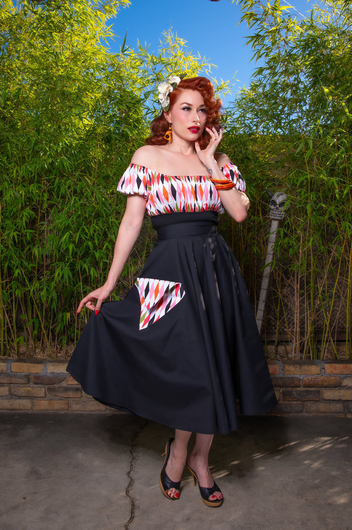 The HarleQUEEN Peasant Top