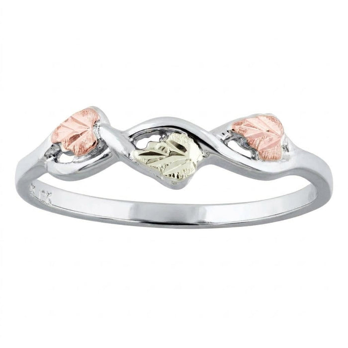 Three Leaves - Black Hills Gold Ladies Ring