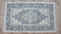 Timbergirl Kilim Blue Wool Handmade Rug