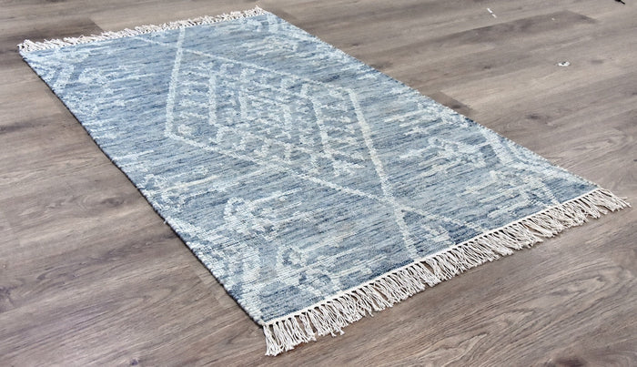 Timbergirl Kilim Kite Grey Wool Handmade Rug