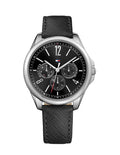Tommy Hilfiger Womens Savannah Dress Watch - Stainless Steel - Black  Leather - TH-1781822