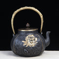 Traditional Japanese Cast Iron Teapot & Kettle Set