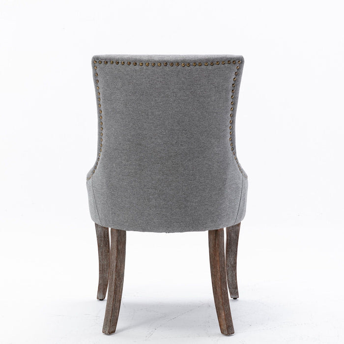 Ultra - Side Dining Chair, Nail Head (Set of 2)