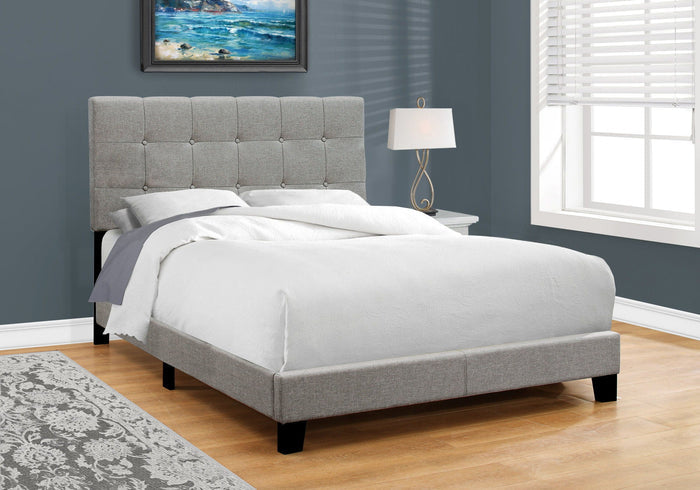 Upholstered Tufted Platform Bed Frame – Twin, Full & Queen in 4 Colors