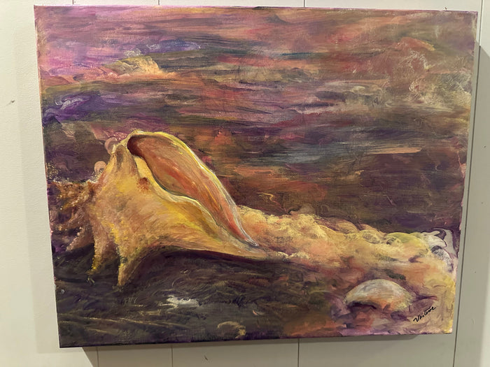 Verlene Beckwith – “I Spy Twilight Tide” Original Acrylic Painting